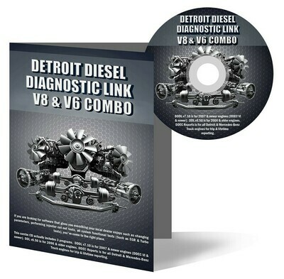 Detroit Diesel Diagnostic Link v8 & v6 Combo Professional License - 12 Month License