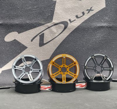 Dlux 2.2&quot; Ultra High-Clearance Aluminum Beadlock Wheels (pair)