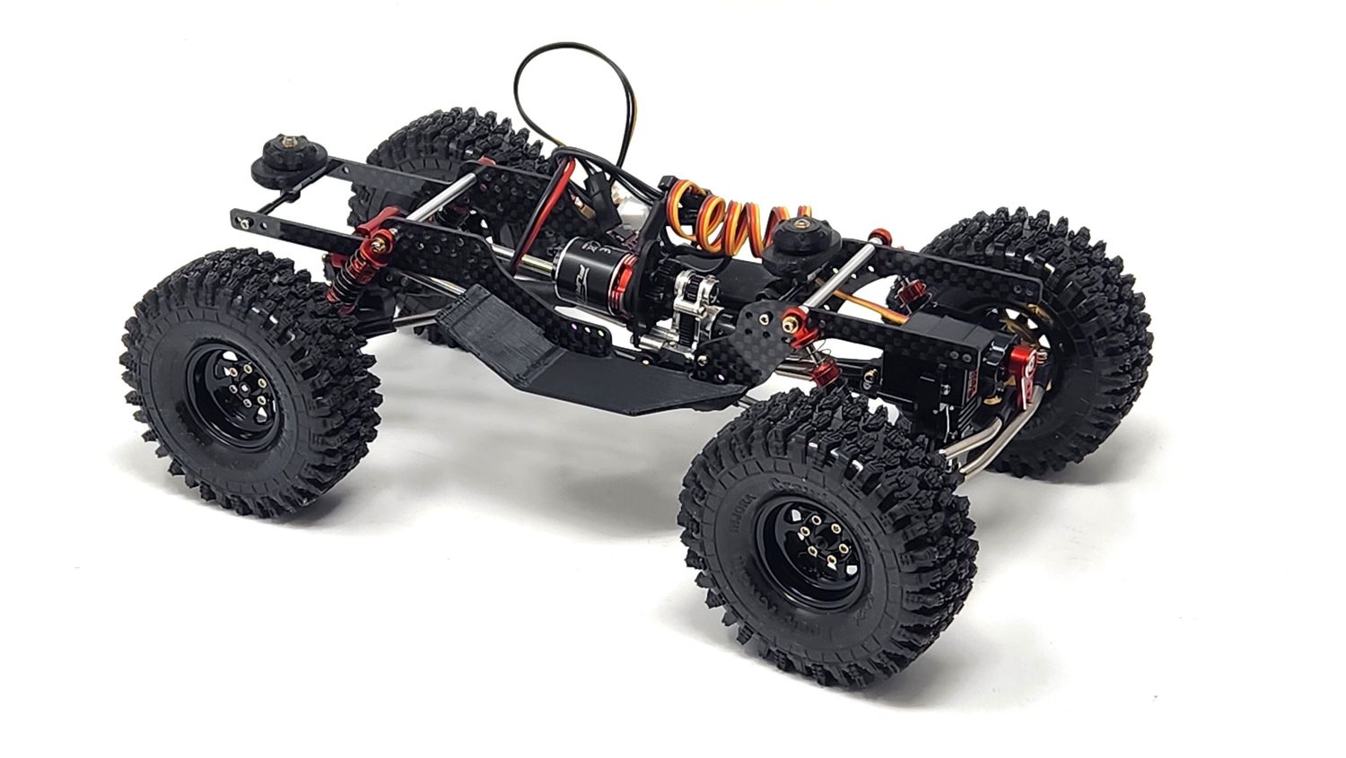 Dlux Fab Micro kit cars, Chassis: MW C2 Scaler Red