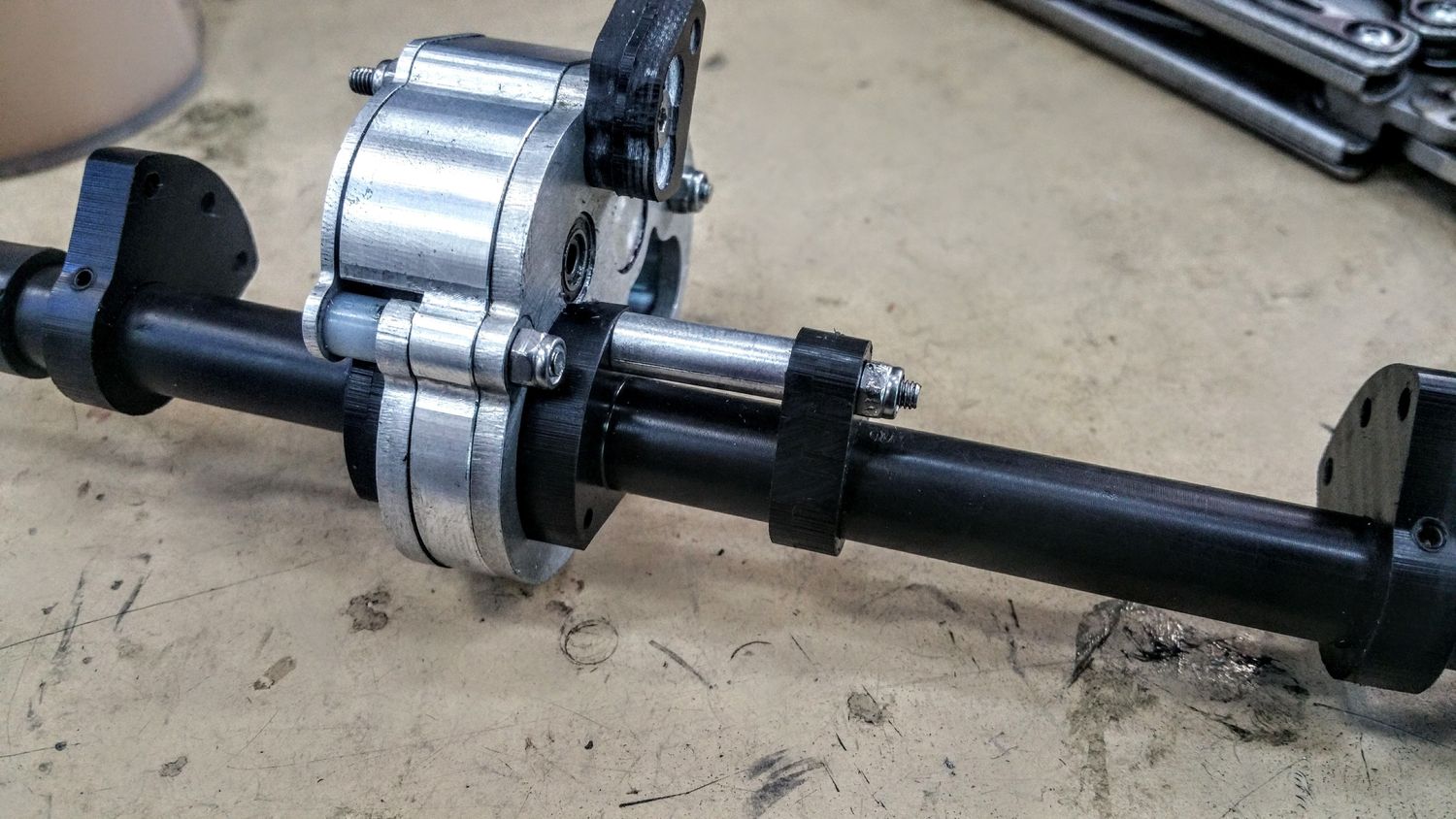 Delrin tube brace