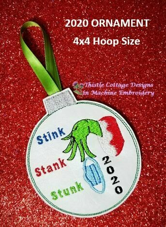 2020 Stink Ornament