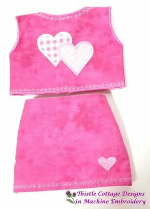 Valentine Outfit for 18&quot; Dolls &amp; Valentines to Print