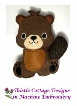 Woodland Animals Beaver Stuffie Mini