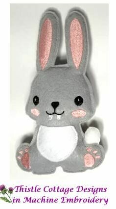Woodland Animals Bunny Stuffie GROUP FREEBIE
