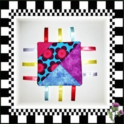 Soft &amp; Colorful Taggie Mini Quilts