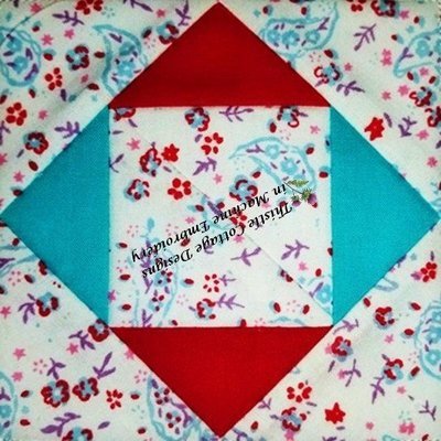 Stitch N&#39; Flip Quilt Block #2 ITH