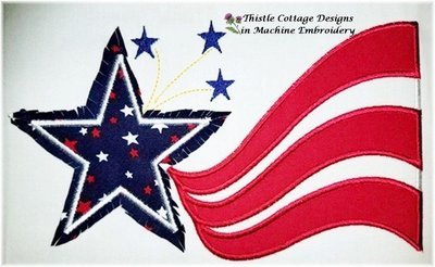 Patriotic Star Banner