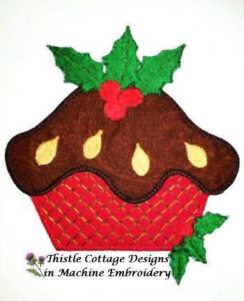 Holiday Pie Applique 5x7 Hoop
