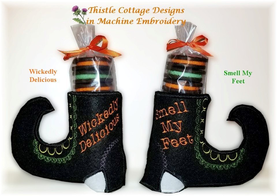 Witch Shoes Cookie Stacker Set of 2 Designs