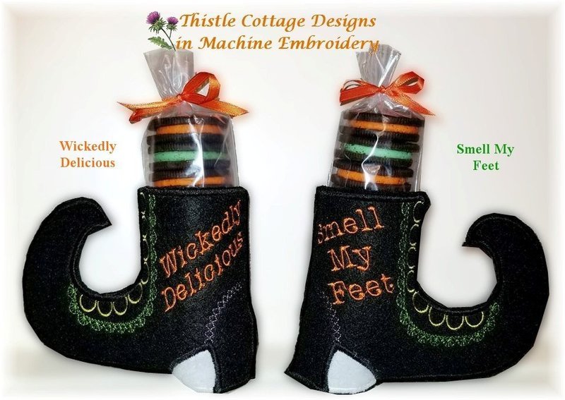 Witch Shoes Cookie Stacker Set of 2 Designs