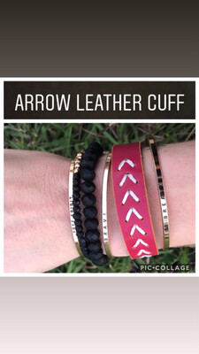 Arrow Leather Cuff