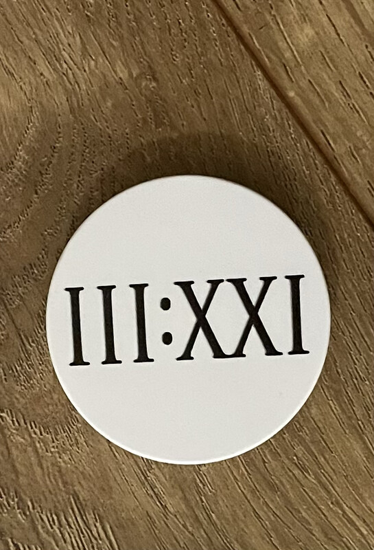 Roman numerals III:XXI PopSocket