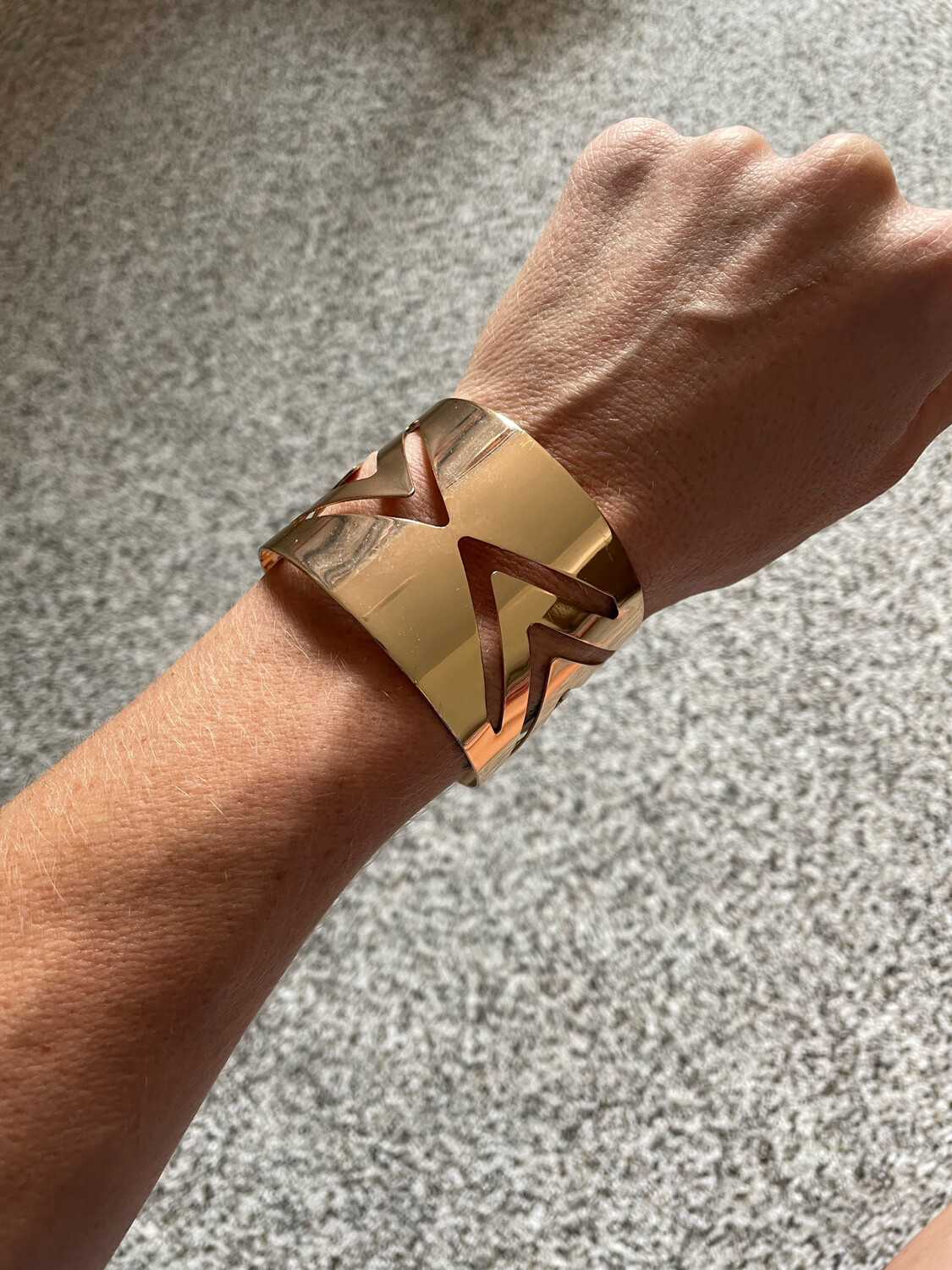 Gold Triple Arrow Cuff