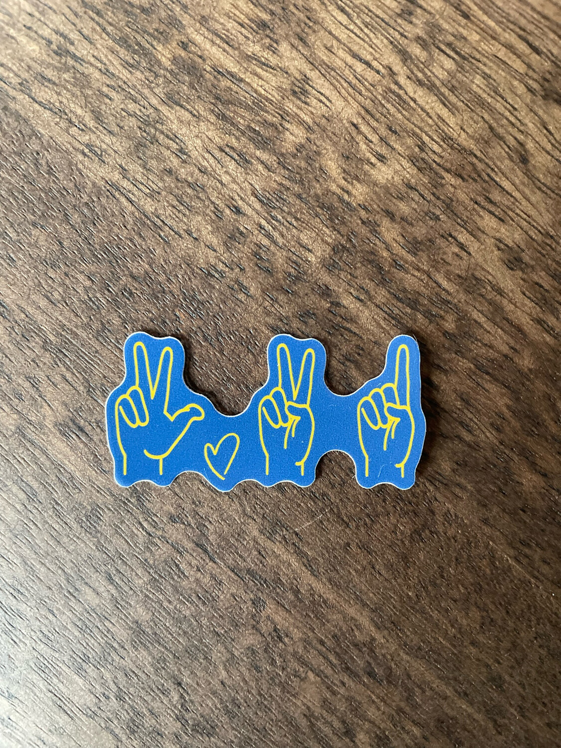 321 Hands Sticker