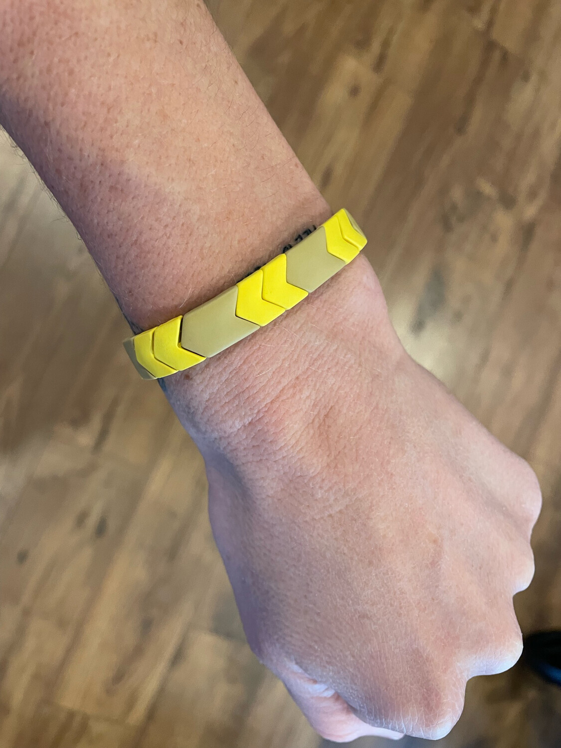 Yellow &amp; Gold Arrow Bracelet