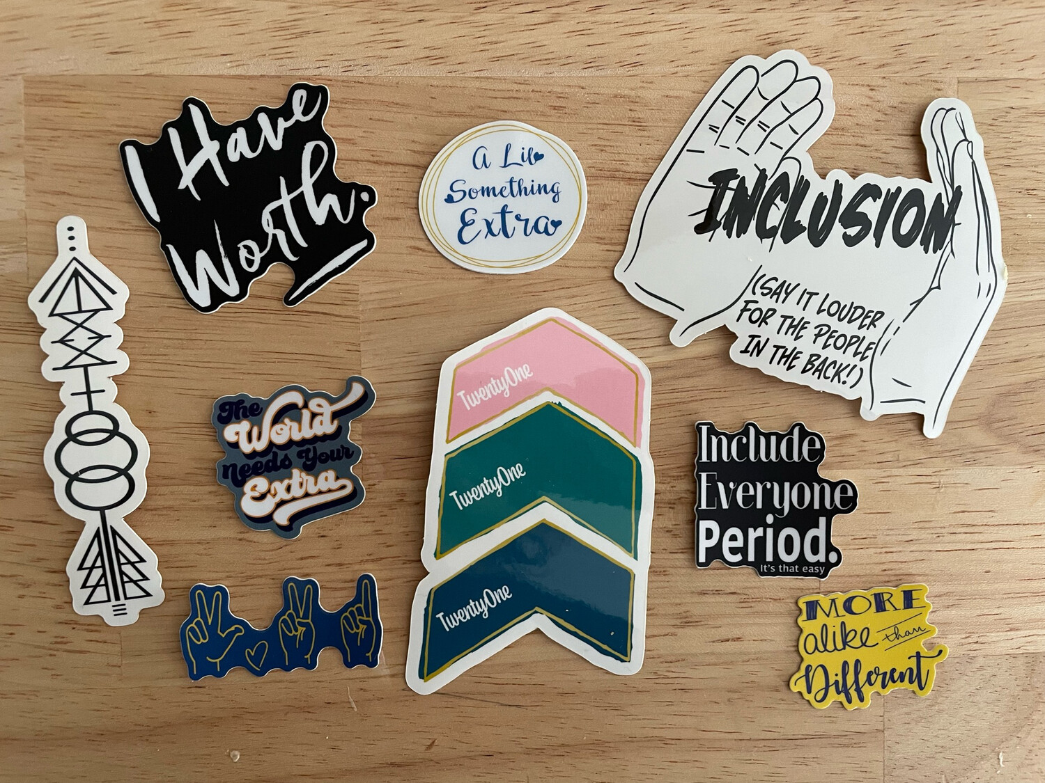 10 pack (includes new stickers)