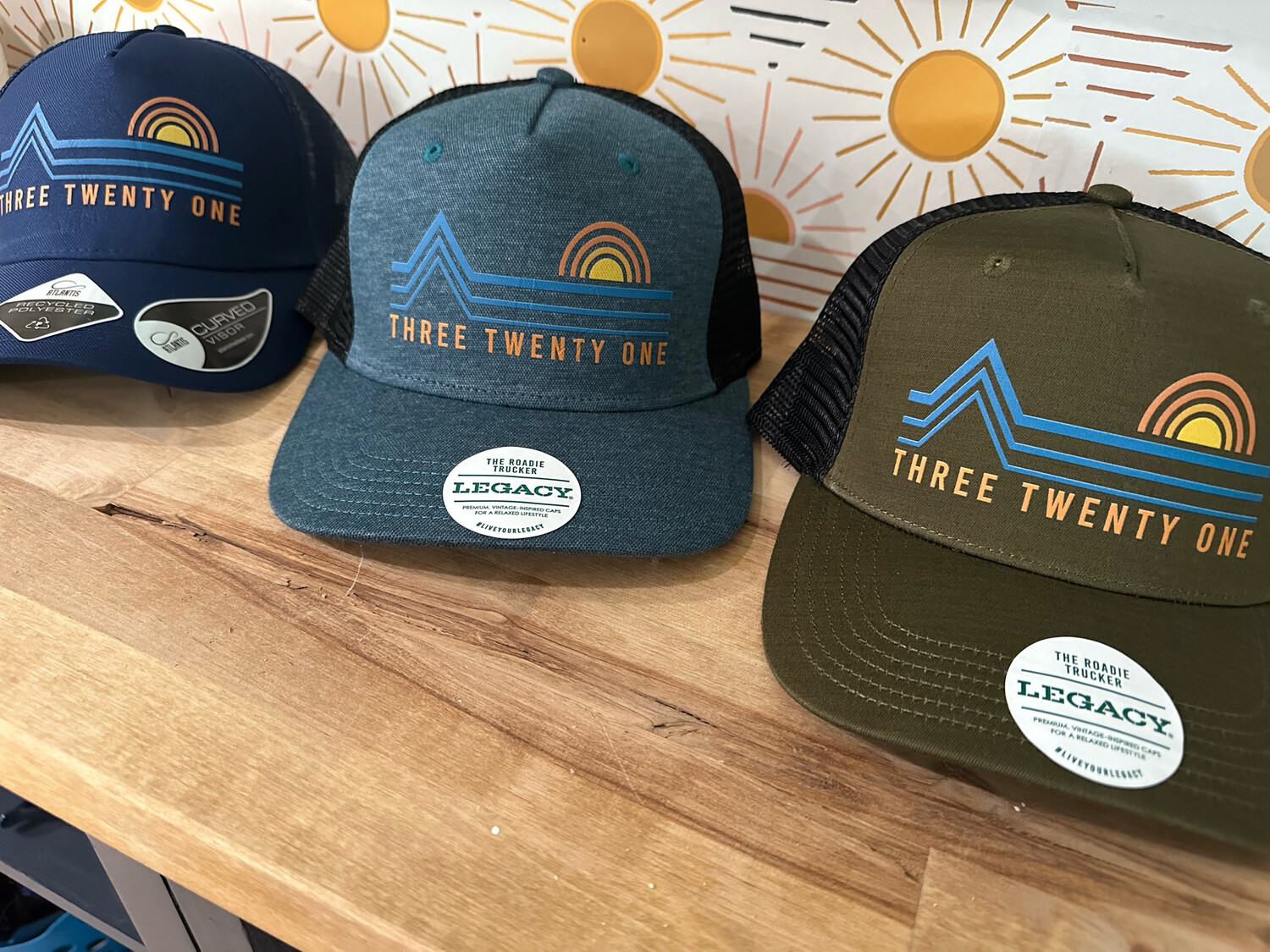 Three Twenty One Printed Hat