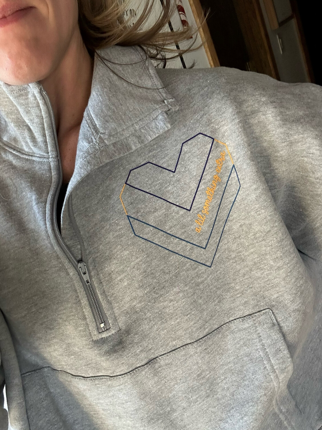 Geometric Arrow Heart