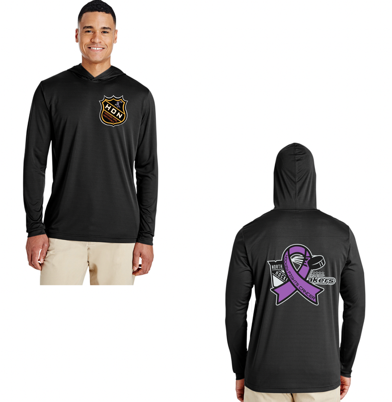 2025 HDN/Hockey Fights Cancer Dri-Fit Longsleeve Hoodie T-Shirt