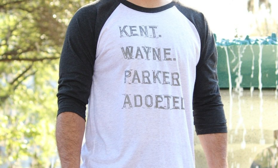 Kent. Wayne. Parker. Adopted.