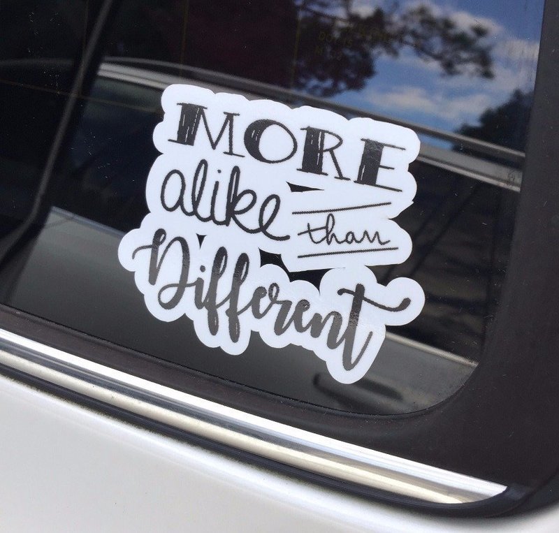 More Alike Than Different- White