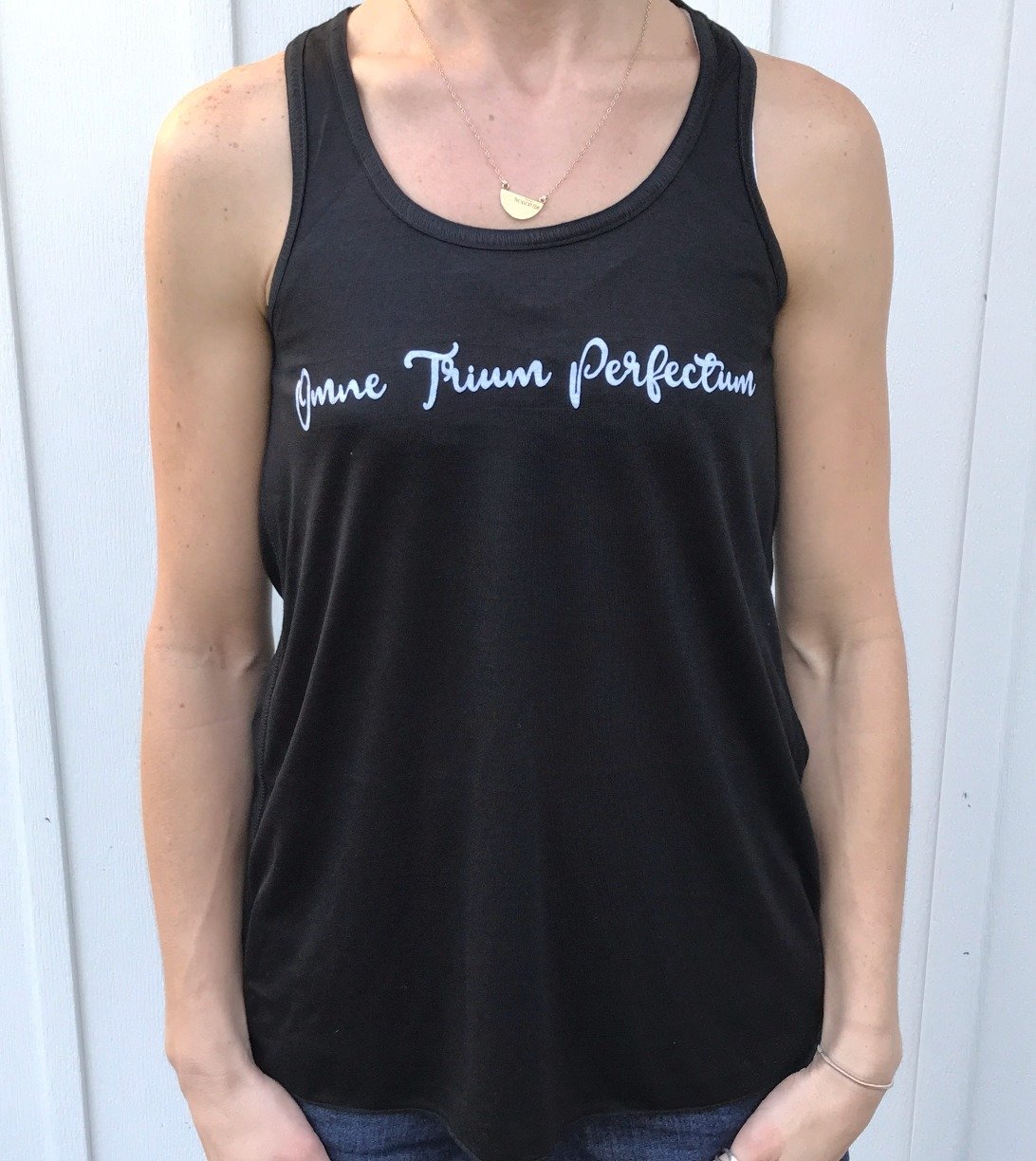 Omne Trium Perfectum (White -Script)