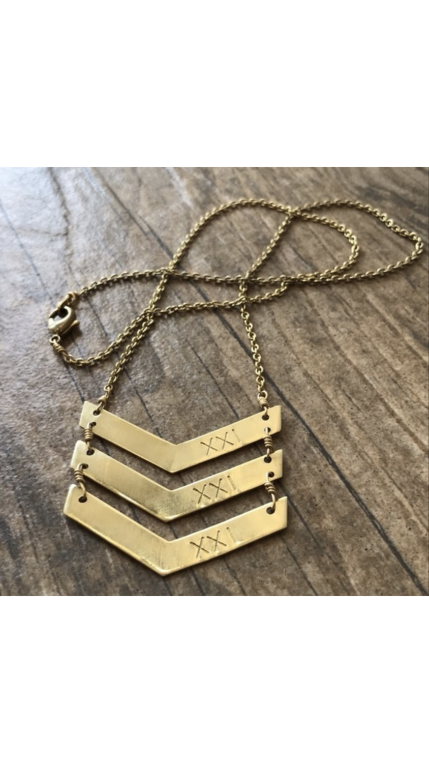 Chevron - Roman Numerals