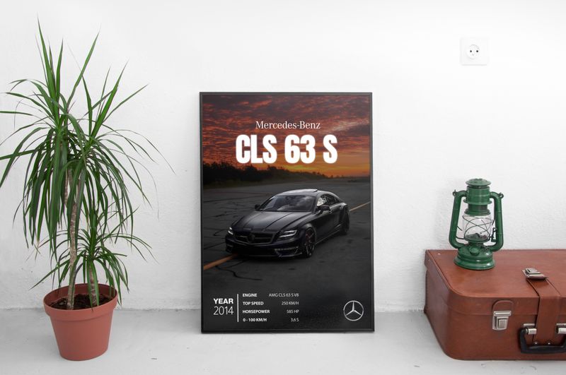 Mercedes-Benz CLS 63 S Постер (2014)