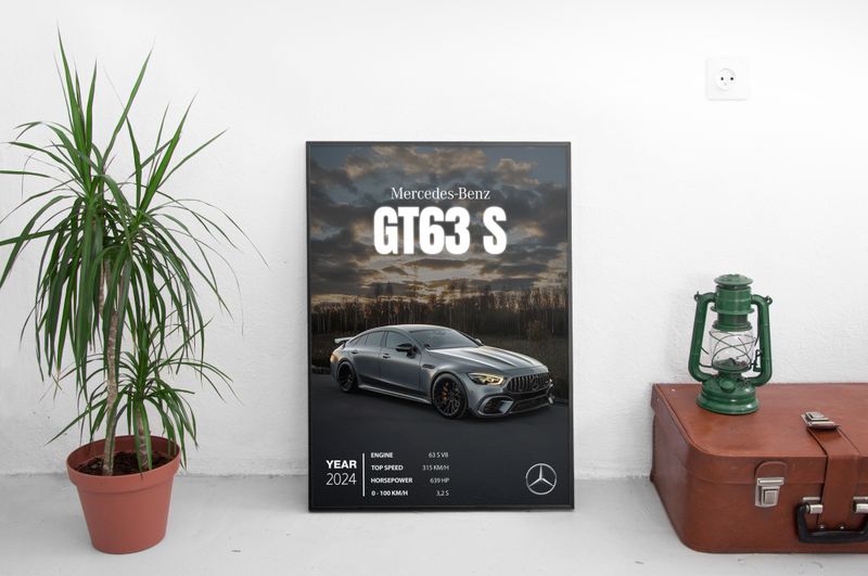 Mercedes-Benz GT63 S Постер (2024)
