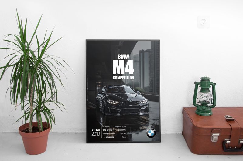 BMW M4 Competition Постер (2019)