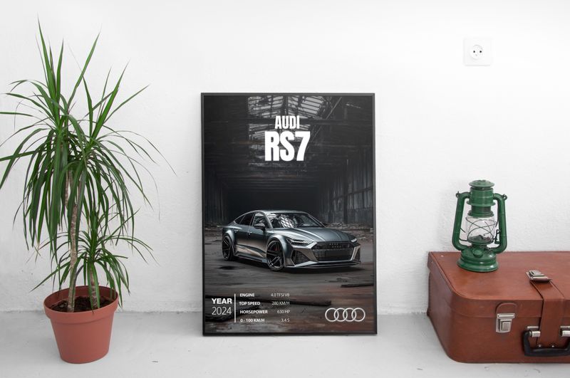 Audi RS7 Постер (2024)