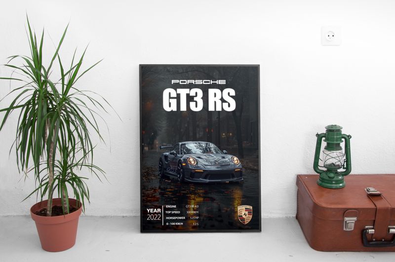 Porsche GT3 RS Постер (2022)