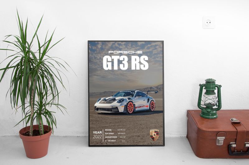 Porsche GT3 RS Постер (2022)