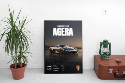 Koenigsegg AGERA Постер (2016)