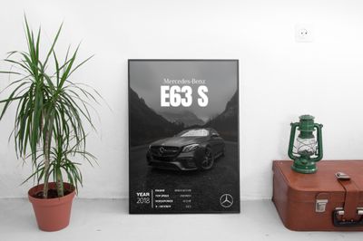 Mercedes-Benz E63 S Постер (2018)