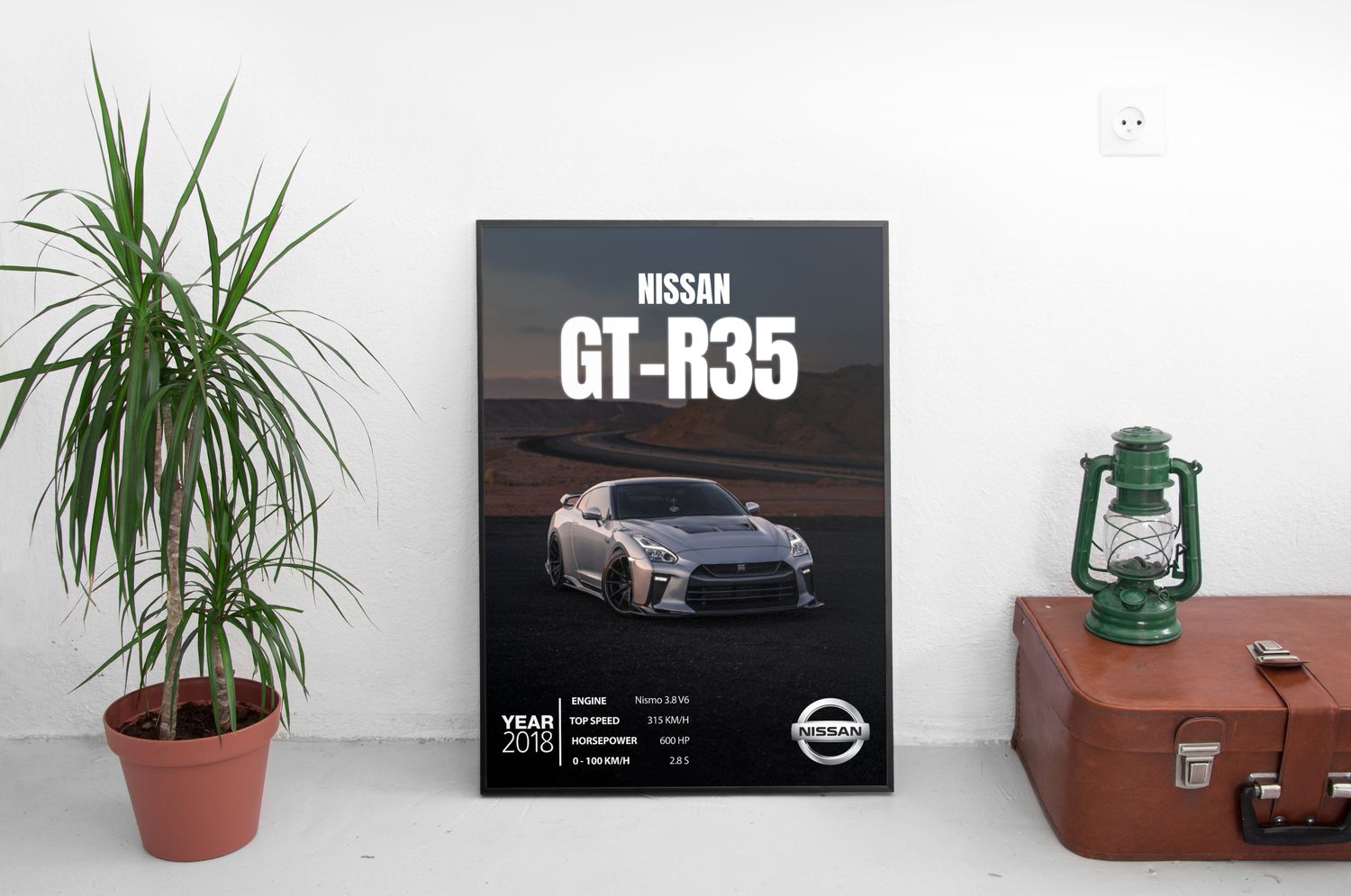 Nissan GT-R35 Постер (2018)