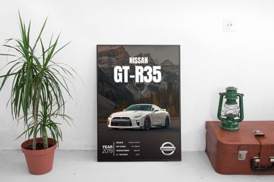 Nissan GT-R35 Постер (2019)