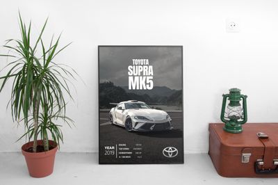 Toyota SUPRA MK5 Постер (2019)
