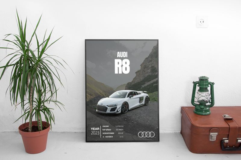 Audi R8 Постер (2023)