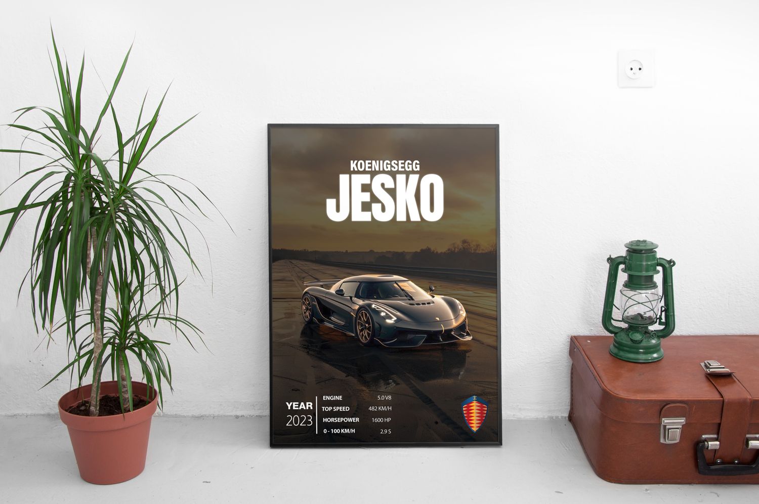 Koenigsegg JESKO Постер (2023)