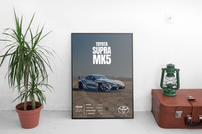 Toyota SUPRA MK5 Постер (2020)