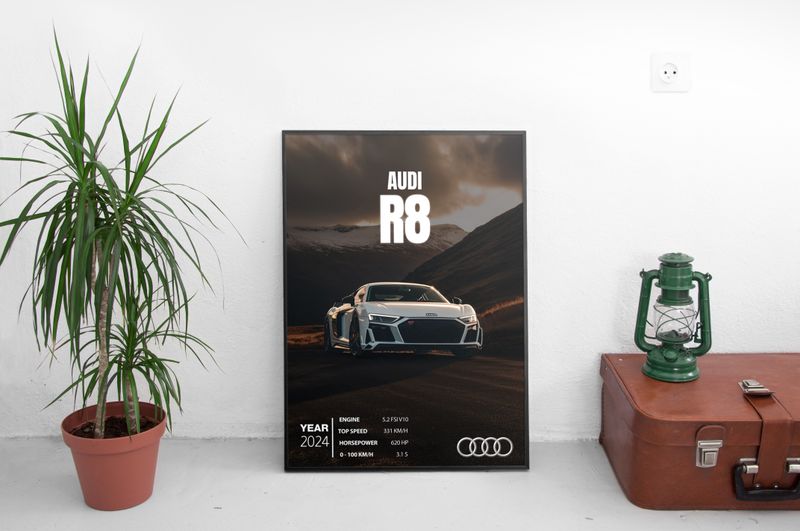 Audi R8 Постер (2024)