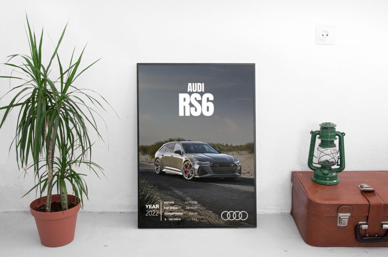 Audi RS6 Постер (2022)