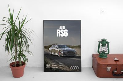 Audi RS6 Постер (2022)