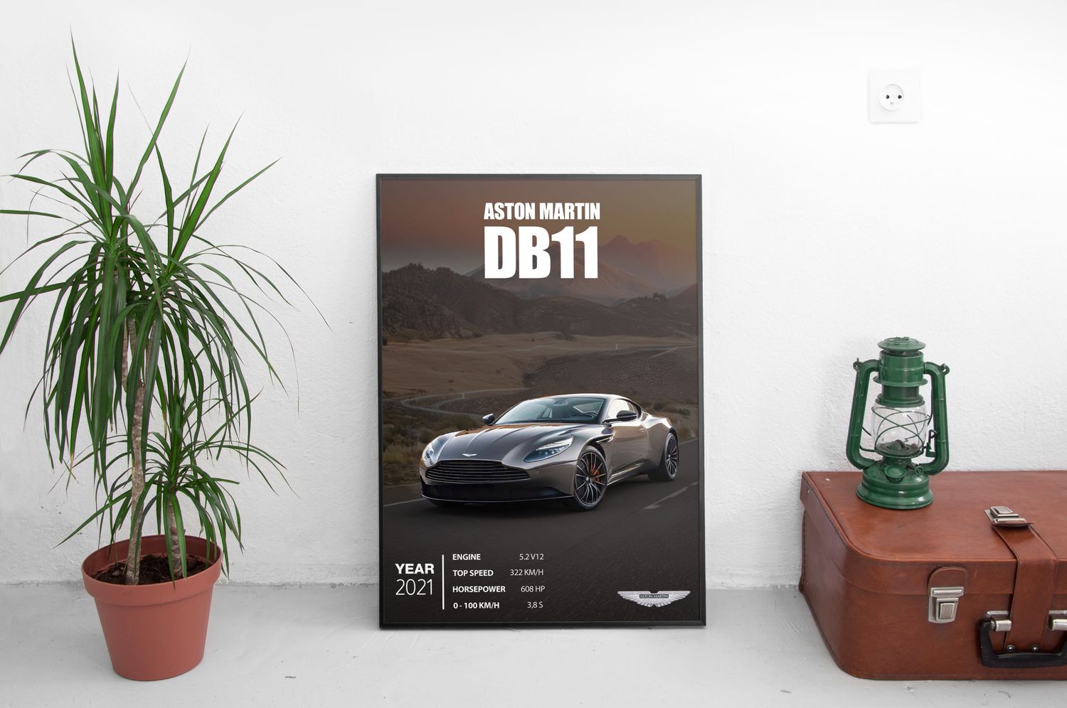 Aston Martin DB11 Автомобилен Постер (2021)