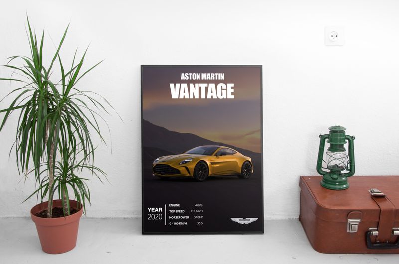 Aston Martin Vantage Постер (2020)
