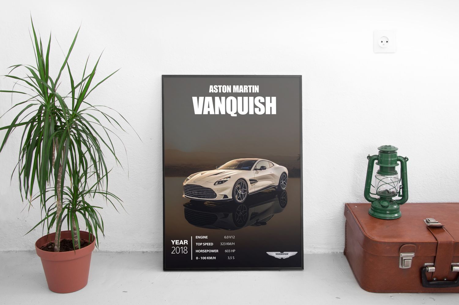 Aston Martin Vanquish Постер (2018)