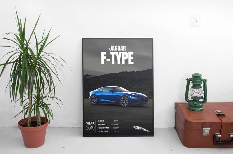 Jaguar F-Type Постер (2019)