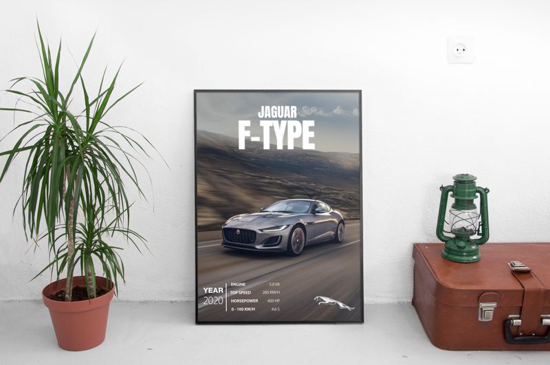 Jaguar F-Type Постер (2020)