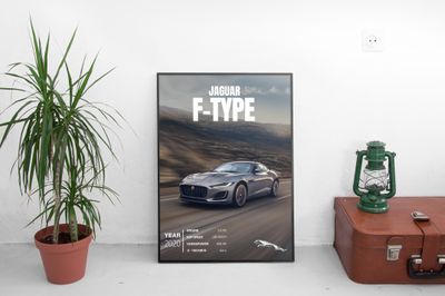 Jaguar F-Type Постер (2020)